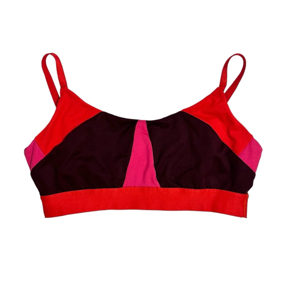 L JoyLab Sports Bra Red/Pink - Picture 2 of 5